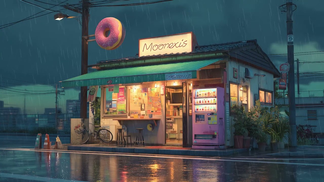 Donut Shop Dreams 🍩 Smooth Lofi from an 80s Café Booth