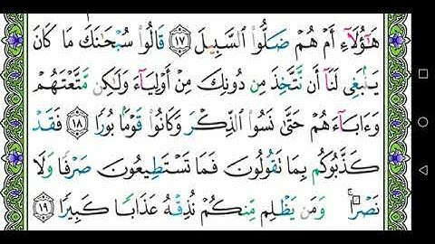 سورة الفرقان الصفحة 361 من الاية 12 الى 20 عبدالباسط عبدالصمد مجود