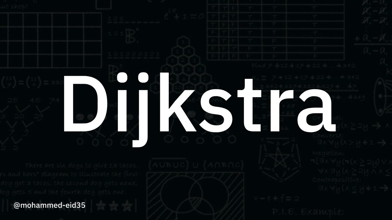 Dijkstra's Algorithm - YouTube