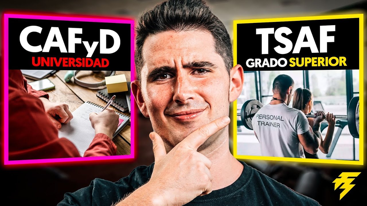 Carrera de Deporte (CAFYD) vs Grado Superior de Deporte (TSAF) ➜ ¿Cuál estudiar? DIFERENCIAS