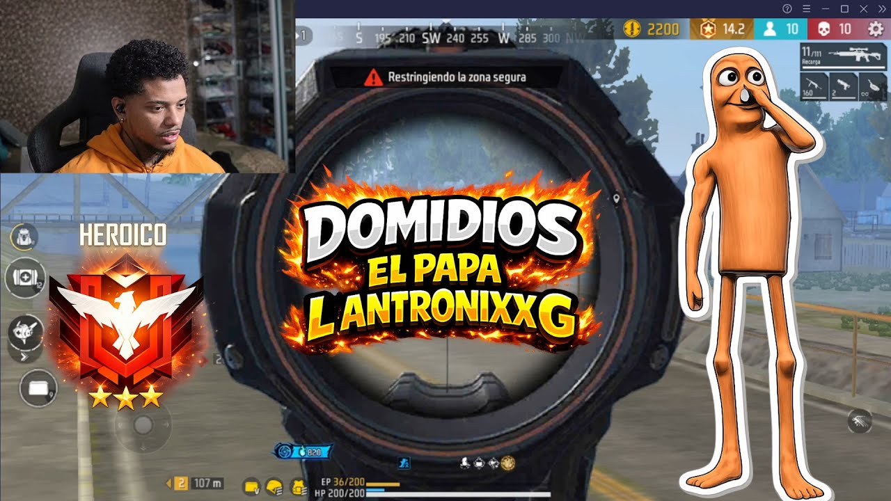 🔥👑 DOMI DIOS ESTÁ DE VUELTA EN FREE FIRE😱VOLVÍ… Y VOY POR ANTRONIXX G