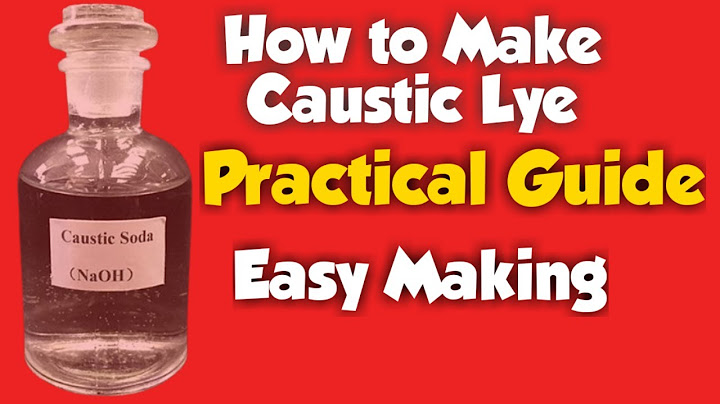 how to make 33% Caustic lye #causticsolution #causticsolutionlye #naoh