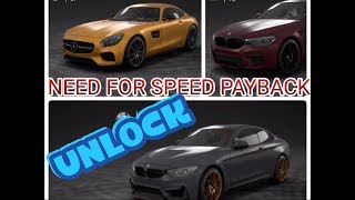 HOW TO UNLOCK CARS IN NEED FOR SPEED PAYBACK 