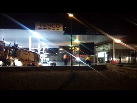Tesco Glossop PFS re-surface
