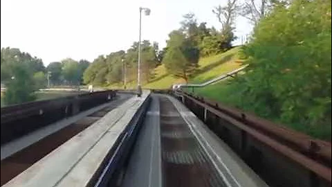 Morgantown PRT (Personal Rapid Transit) from Walnut to Towers