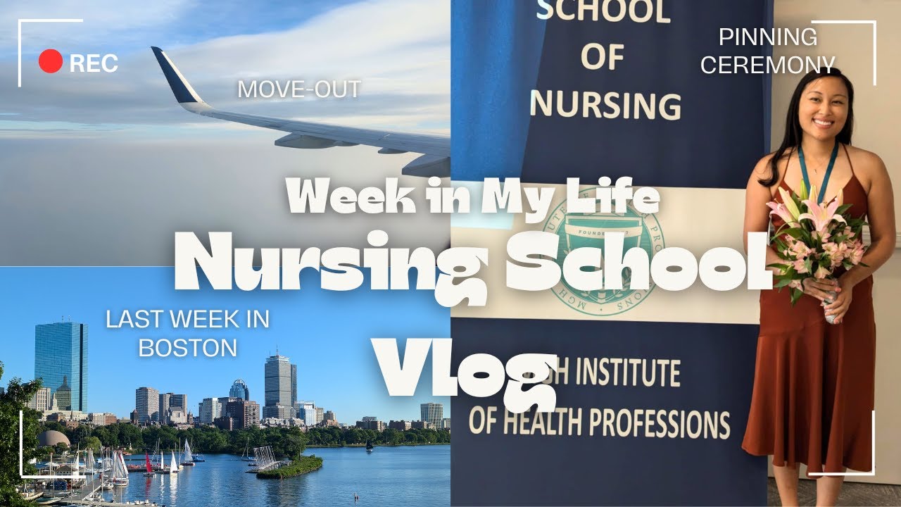 Week In My Life As A Nursing Student In Boston Vlog | Pinning Ceremony ...
