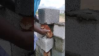 Solidblock construction 👌👌👌 #shorts #shortsfeed #shortvideo #satisfying #blocklaying #amazing