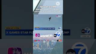 [RAW VIDEO] X Games star Colby Raha's world-record vertical jump at Caesars Palace. #TTNWorld_TTD16