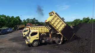 Hari pertama muat batubara | New Normal