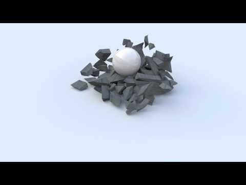 c4d box shatter test