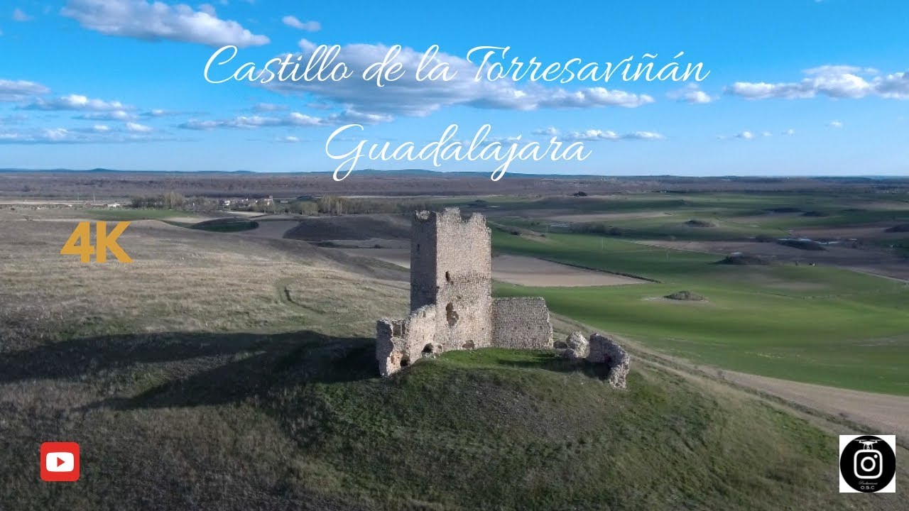 Castillo de la Torresaviñán-Guadalajara 4K