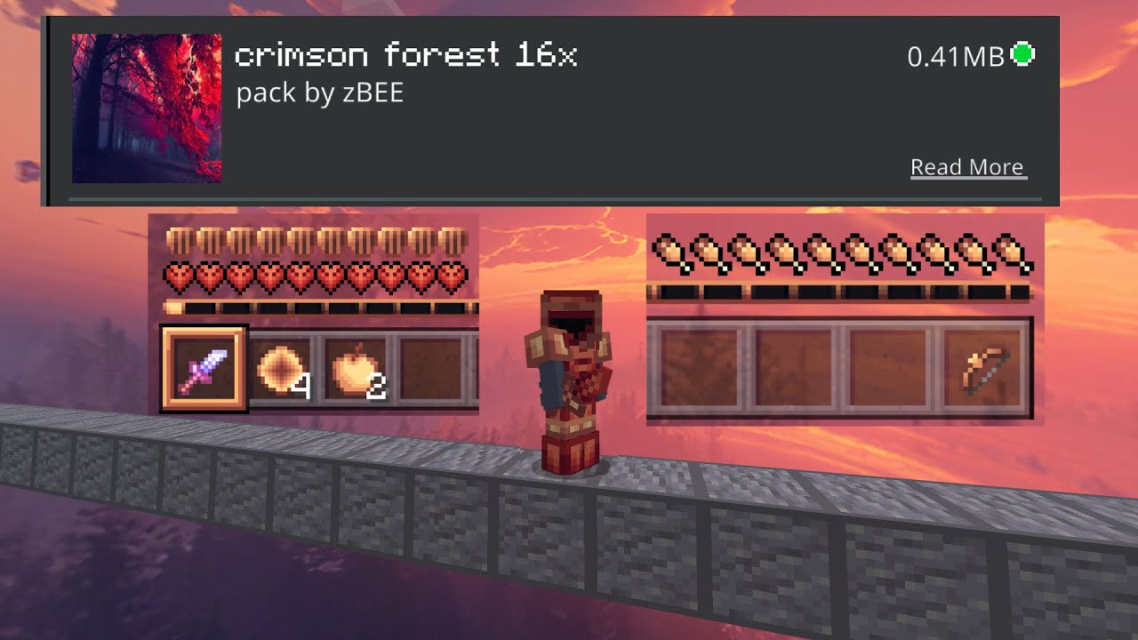 crimson forest 16x texture pack release - YouTube