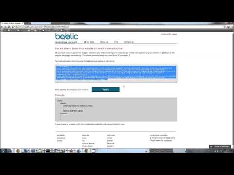 How to paste Bablic Code Snippet in your Django website