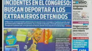 26-10-2018 Recorrida Por La Portada Del Diario Popular