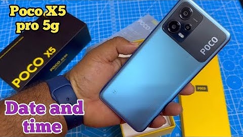 How To Set Date And Time In Poco X5 Pro 5G, Set Date And Time In Poco X5 Pro 5G