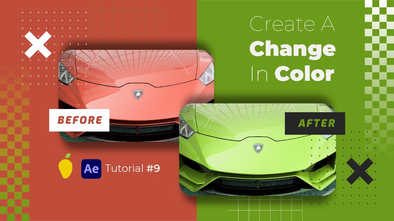 Create a Change in Color | 100% After effects - YouTube