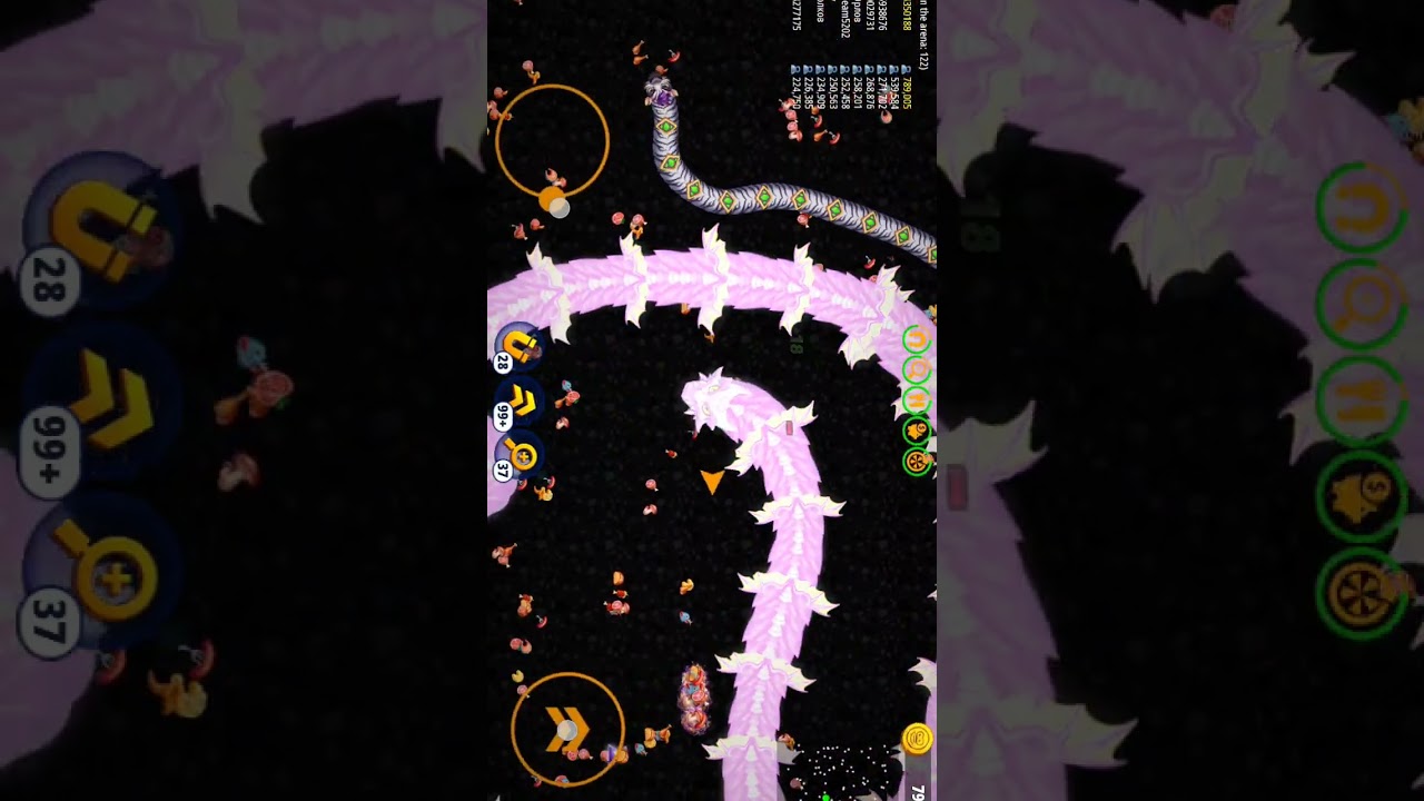 Worms Zone io Magic video 