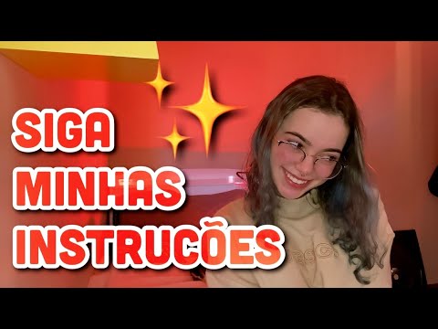 ✨ASMR | Siga minhas instruções mas com os olhos fechados✨