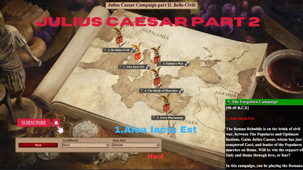 1. Alea Iacta Est | Julius Caesar Part 2 | Age of Empires II Definitive