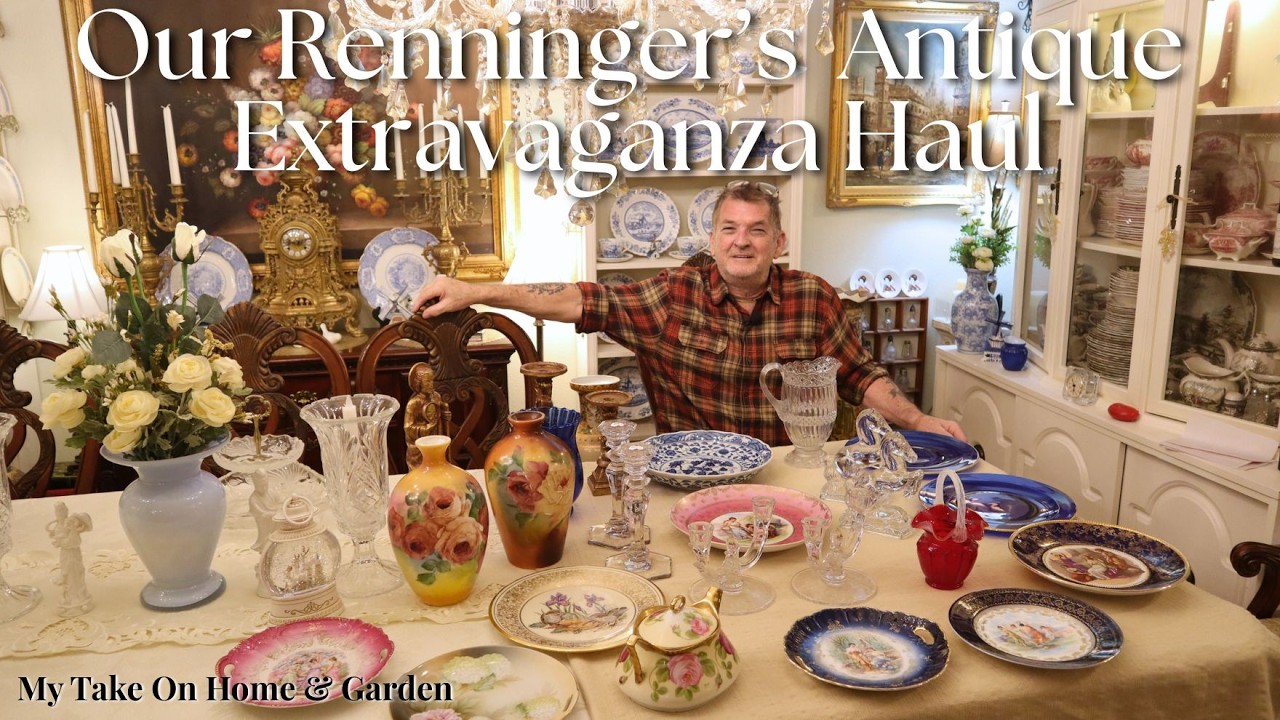 Antique Extravaganza Shopping Haul - Fenton, Antique Porcelain, Vintage Crystal and More