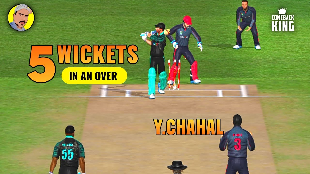 Y.Chahal 5 Wickets In An Over ! Best Over Cricket || Rc20 || 