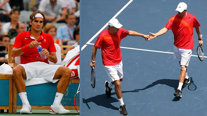 Roger Federer "Casually" Handling the Best Doubles...