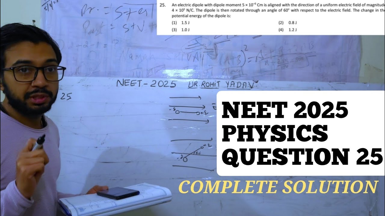 Neet 2025 Physics Question 25 Complete Solution 