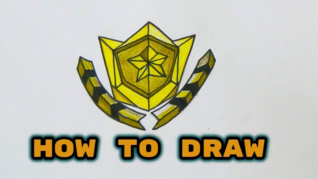 How To Draw Fortnite Battle Pass Logo Easy Youtube - how to draw fortnite battle pass logo easy