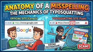Why Your Fast Typing is Dangerous 🛑 (Typosquatting Explained)