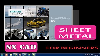 #NX CAD #SHEET METAL #JOG #LOFTED FLANGE