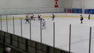 20140216 052 vs SouthStPaul Aiden beautiful full ice rush & goal