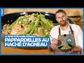 Pappardelles au haché d'agneau - La recette de Julien Lapraille