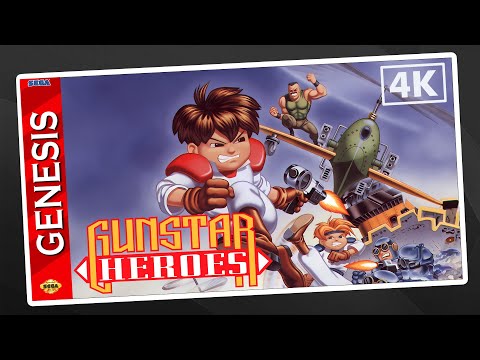 [SEGA Genesis/ Mega Drive Longplay] Gunstar Heroes | Full Game Walkthrough | 4K