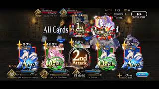 FGO Cu caster bg with summer Wu vs neutral