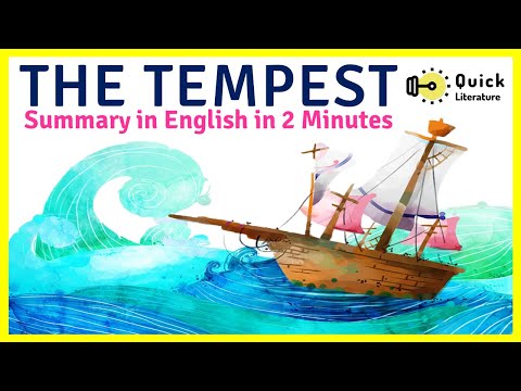 The Tempest Quick Summary | William Shakespeare Short Summary| UGC NET English Literature 2021