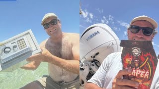 Man discovers mystery safe on ocean floor and uncovers hottest beef jerky inside