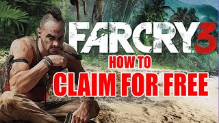 How to claim FarCry 3 For Free in uplay