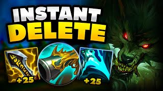HOW I INSTANTLY DELETE TANKS WITH CRIT WARWICK (CRITWICK)