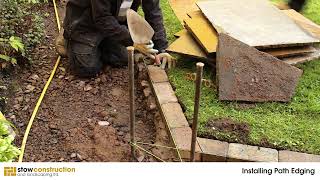 08  Gullane Case Study #1 - Installing Path Edging