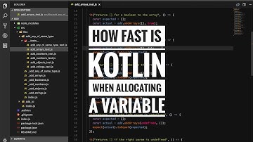 How fast is Kotlin when allocating a variable