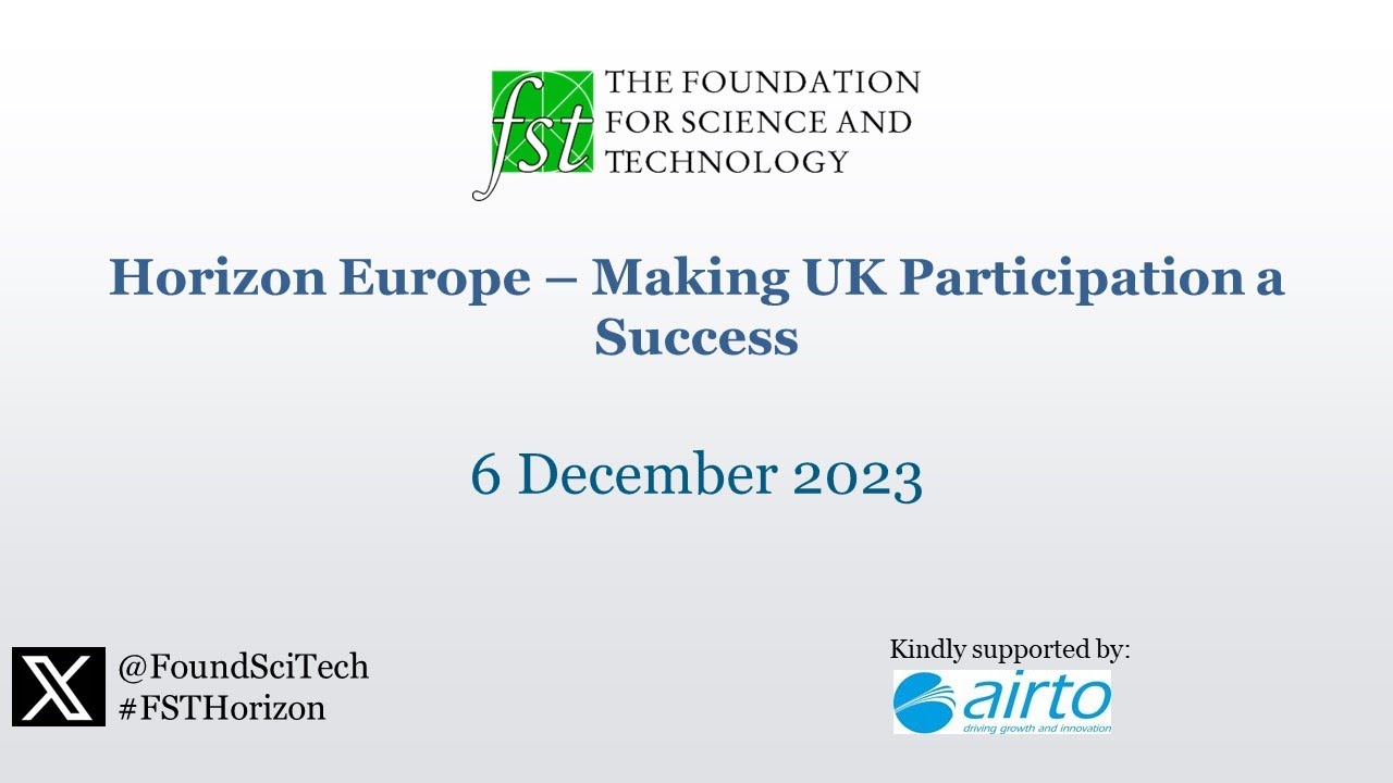 Horizon Europe - Making UK Participation a Success [high res version]