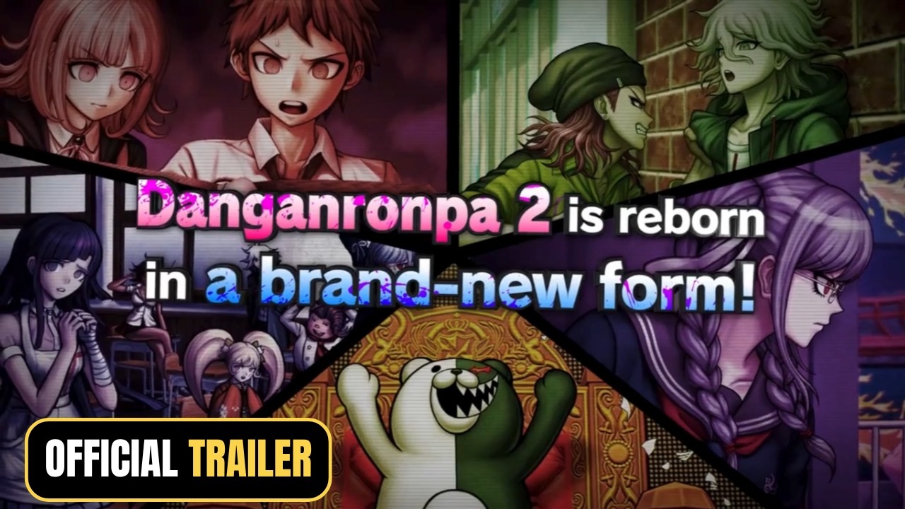 Danganronpa 2x2 - Official Release Date Trailer