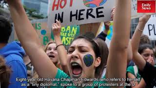 Students urge action on climate change with protests, die ins