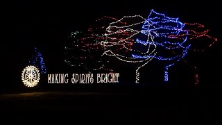 Making Spirits Bright Holiday Lights Display by Sheboygan Rotary Clubs