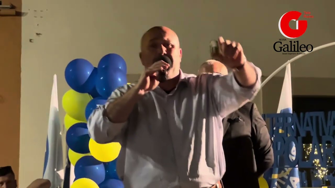 Terni: Il comizio di chiusura della campagna elettorale di Bandecchi