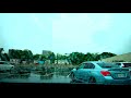 4K listening in a car 9hours , ☔Rain sound on a Car Relaxation , Environment Sound