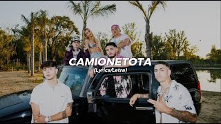 FMK, Omar Montes, Ana Mena, LIT killah, Rusherking, Mesita - CAMIONETOTA || Lyrics/Letra 🔥