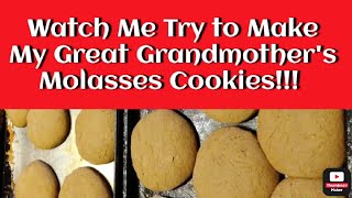 Old Fashioned Molasses Cookies