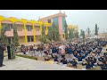 career day को शपथ लेते हुऐ