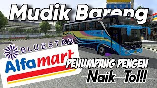 Rilis Trip mudik gratis lebaran 2024 bareng PO.Blue Star || Mod Bussid PO.Blue Star screenshot 5